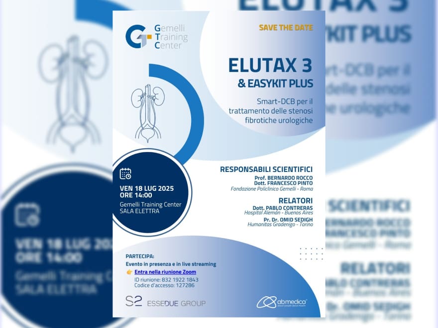 ELUTAX 3 & EASYKITPLUS: Smart – DCB per il trattamento delle stenosi fibrotiche urologiche